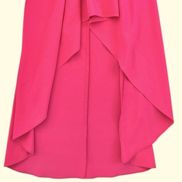 LIKELY High Low Maxi Strapless Sweetheart Neckline Lovelle Dress Gown, Pink, 8 - Picture 6 of 14